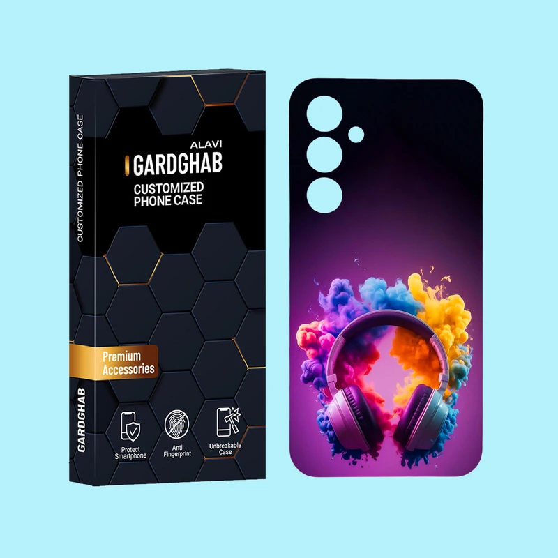 کاور گارد قاب علوی مدل ساز و موزیک مناسب برای گوشی موبایل سامسونگ Galaxy A55