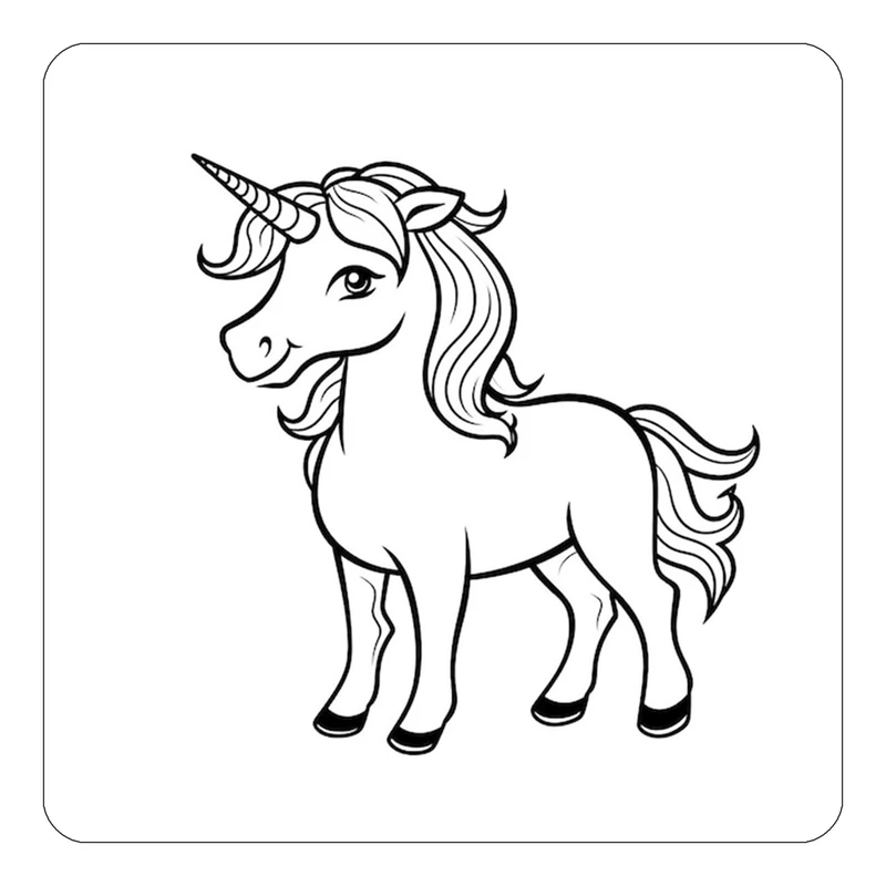 مگنت کاکتی طرح اسب تک شاخ و یونیکورن مدل mp29461