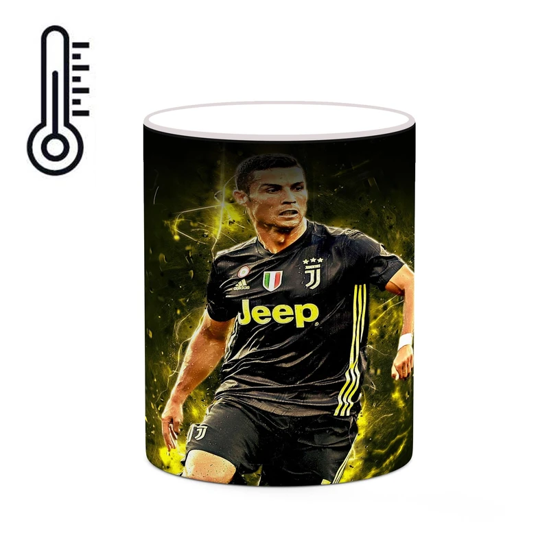 ماگ حرارتی کاکتی طرح Ronaldo رونالدو مدل mgh43183