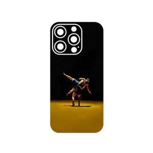 MAHOOT Wrestling Cover Sticker for Apple iPhone 14 Pro