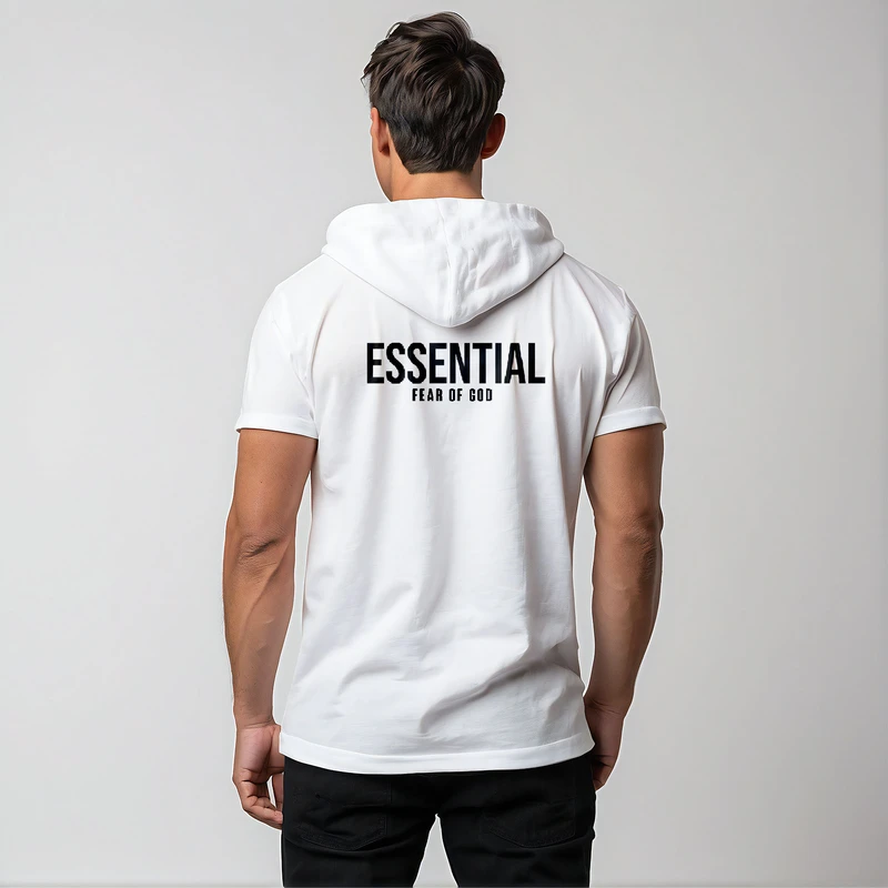 تی شرت کلاه دار مردانه مدل C14030218h