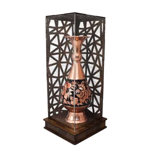 گلدان مسی مدل الماس تراش طرح میکسپک کد half25pack34mix