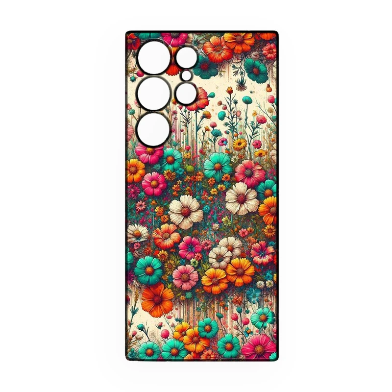کاور طرح گل کد 335 مناسب برای گوشی موبایل سامسونگ Galaxy S22 Ultra  