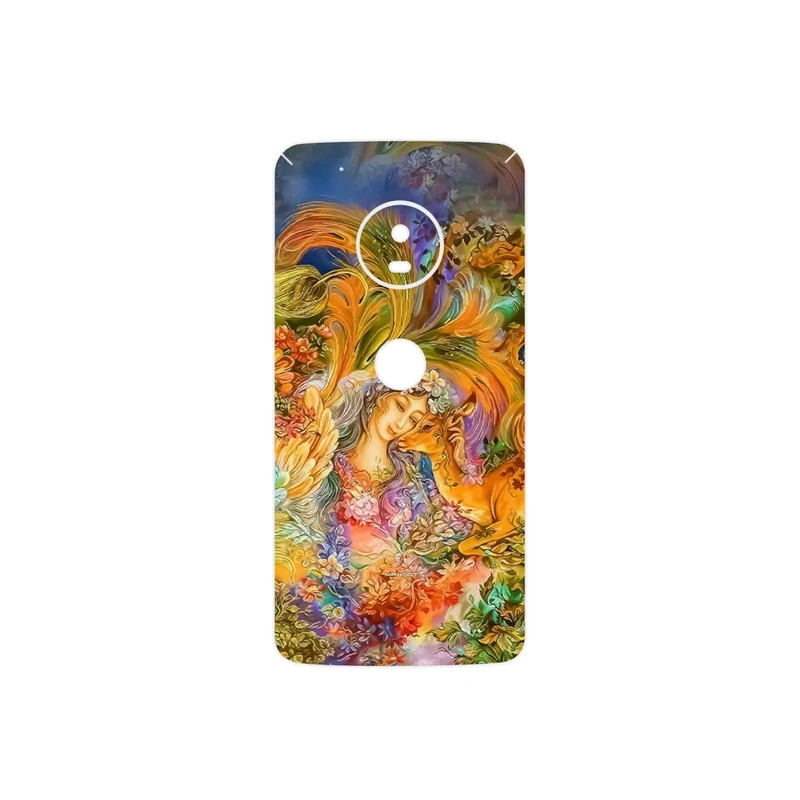 برچسب پوششی ماهوت مدل Persian miniature 3 مناسب برای گوشی موبایل موتورولا Moto G5 Plus