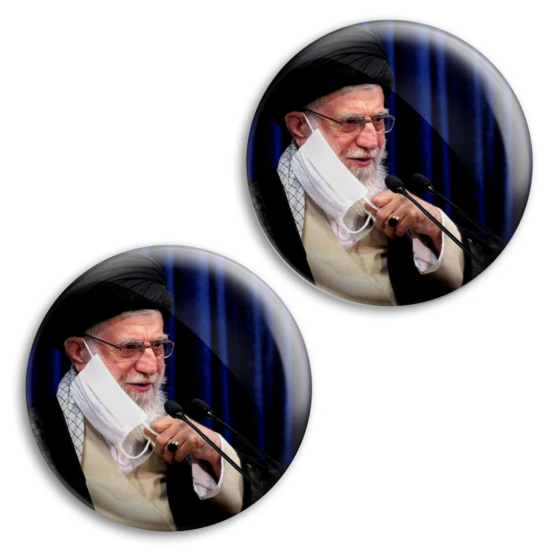 مگنت پرمانه طرح سید علی خامنه ای کد pmag2.28297 مجموعه 2 عددی