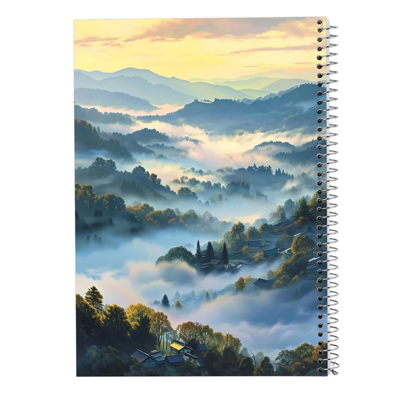 دفتر ژورنال نویسی 50 برگ مدوپد مدل نقطه ای طرح طبیعت کد DF15347