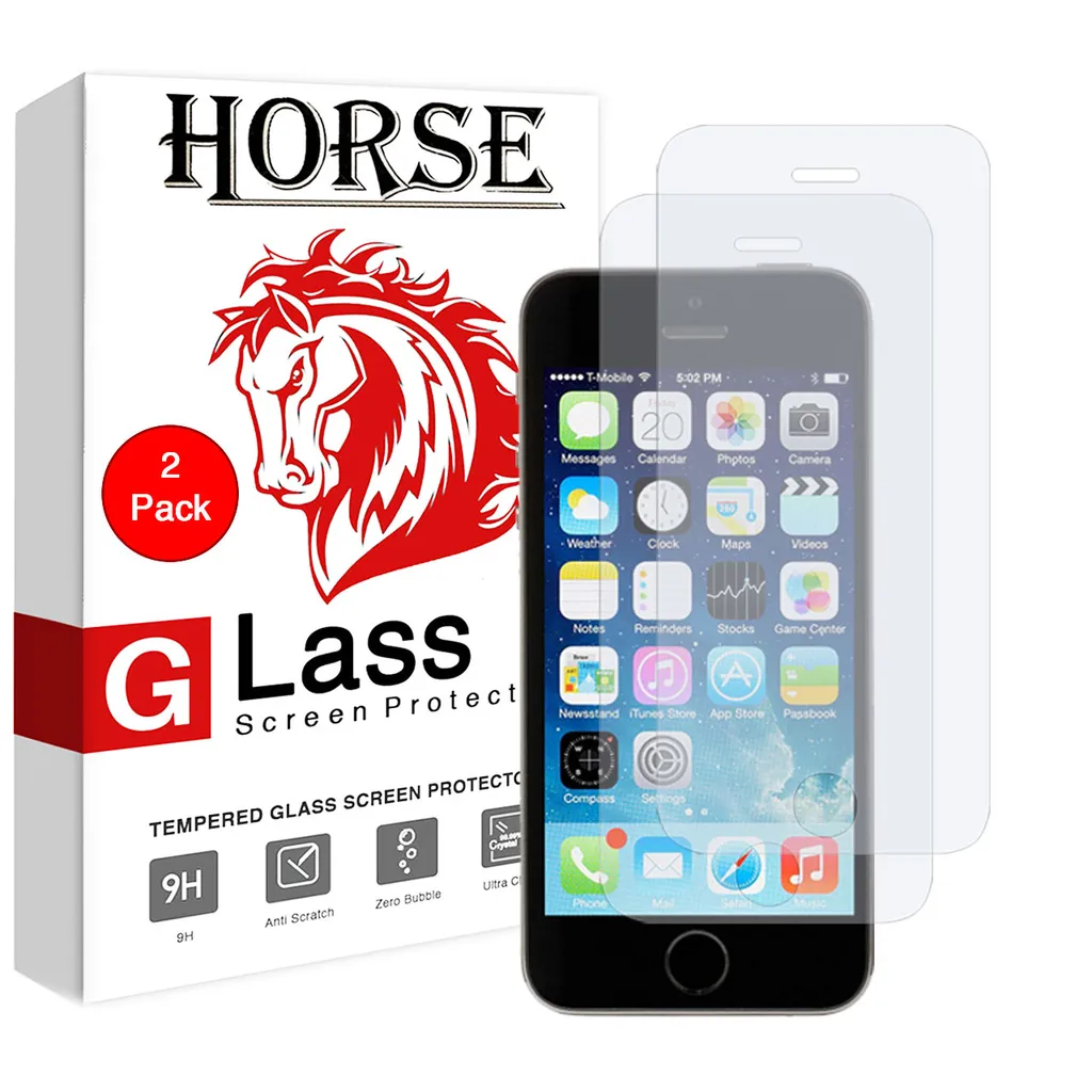 محافظ صفحه نمایش هورس مدل UCC مناسب برای اپل iPhone 5 / 5S / SE بسته دو عددی