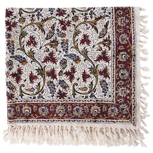 سفره قلمکار اثر زابلیان طرح 4 سایز 80 × 80 سانتی متر