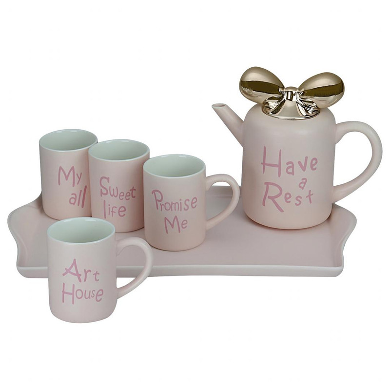 سرویس چای خوری 7 پارچه مدل 123