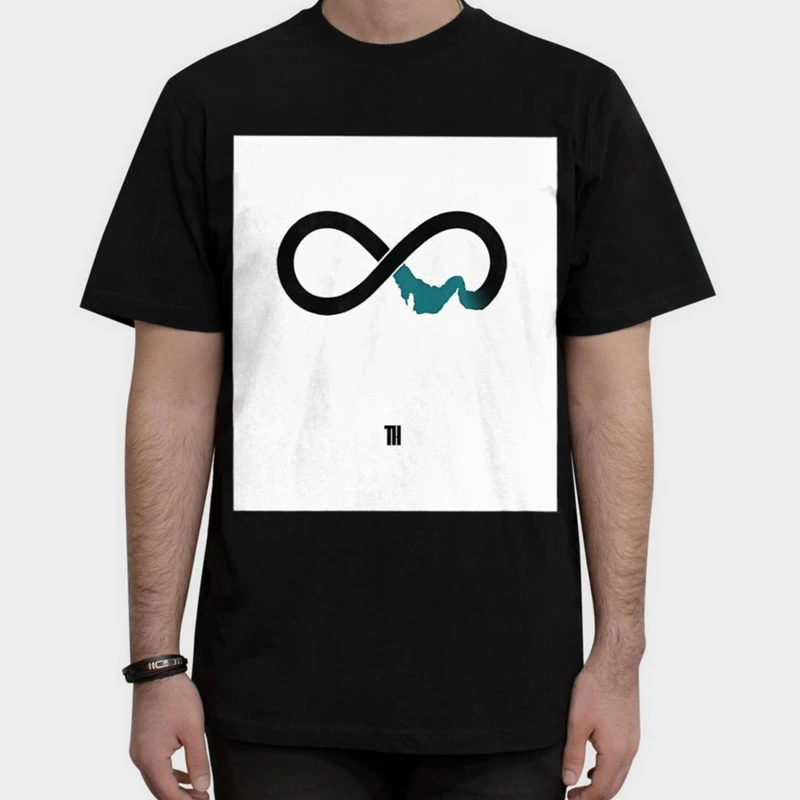 تی شرت آستین کوتاه مردانه مدل بی نهایت
