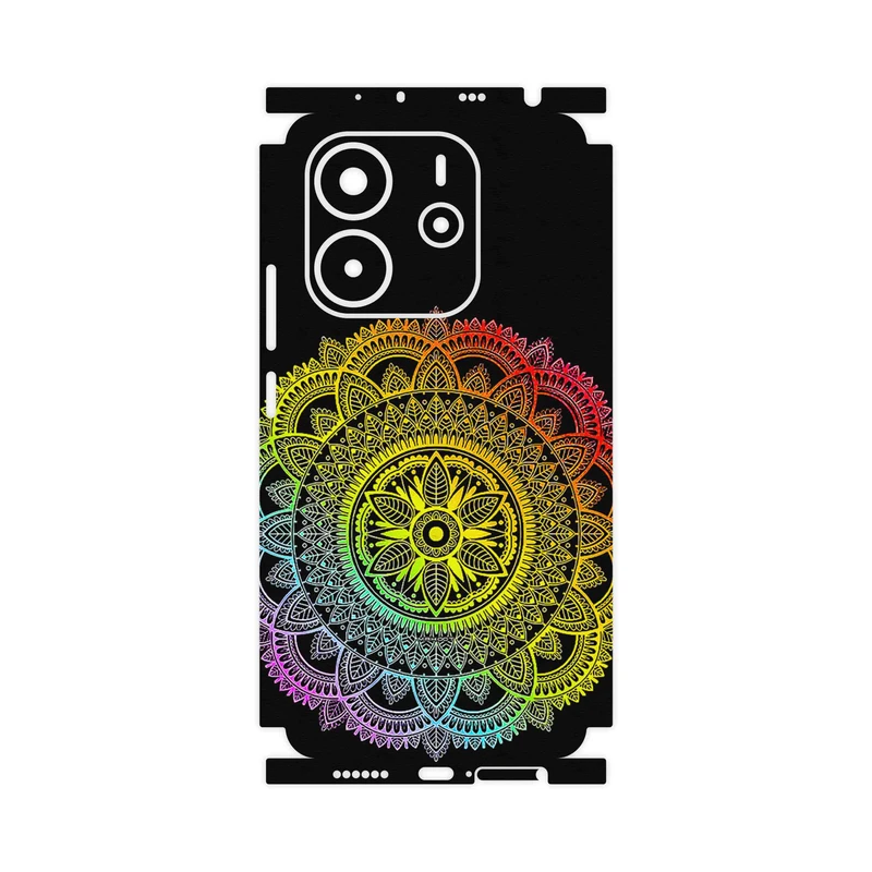 برچسب پوششی ماهوت مدل Mandala Design 4-FullSkin مناسب برای گوشی موبایل شیائومی Redmi Note 14 4G