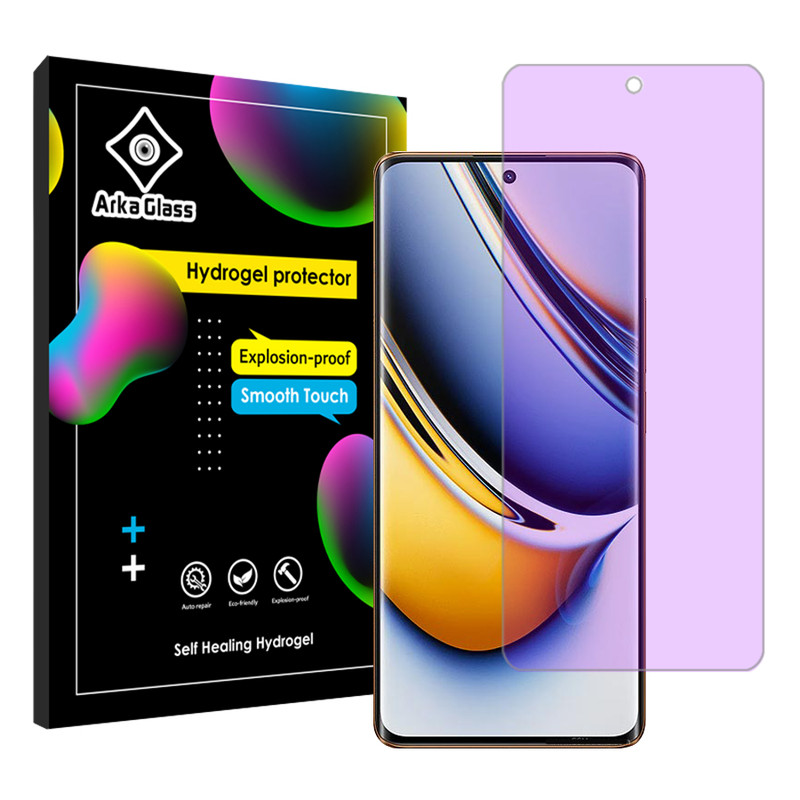 محافظ صفحه نمایش ضد اشعه بنفش آرکا گلس مدل Tough مناسب برای گوشی موبایل ریلمی 11 Pro Plus