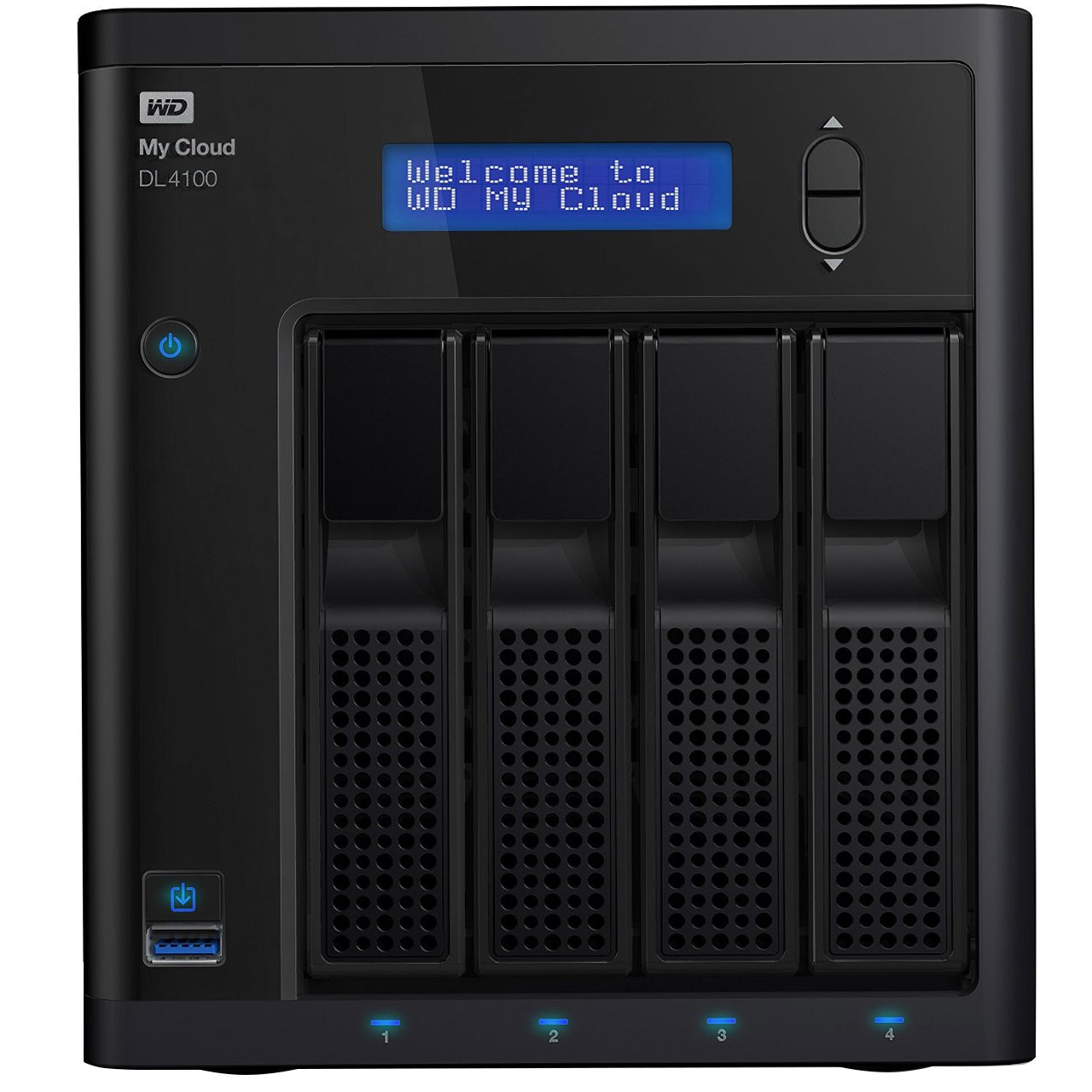 ذخیره ساز تحت شبکه وسترن دیجیتال مدل DL4100 دارای 4 سینی ظرفیت 24 ترابایت