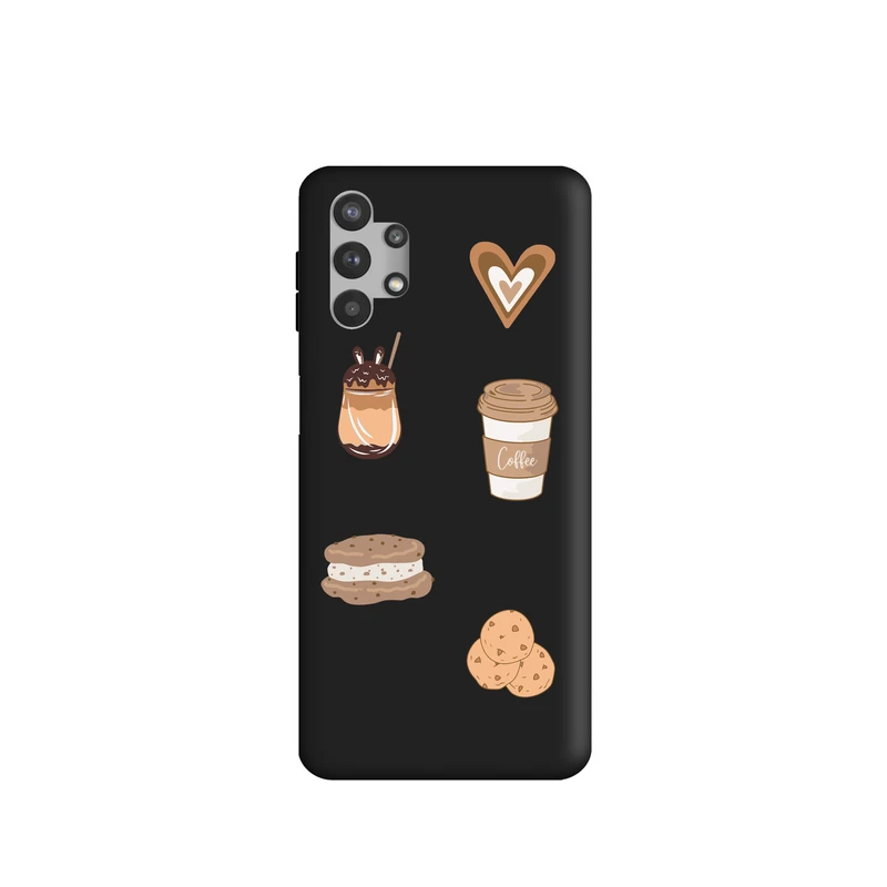 کاور طرح کافی شاپ کد t596 مناسب برای گوشی موبایل سامسونگ Galaxy A32 5g / M32 5g / A13 4g
