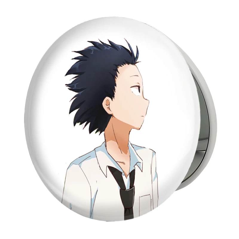 آینه جیبی خندالو طرح شویا ایشیدا انیمه سایلنت ویس A Silent Voice مدل تاشو کد 15830 