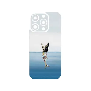 MAHOOT Collage of Sea Trash Cover Sticker for Apple iPhone 15 Pro