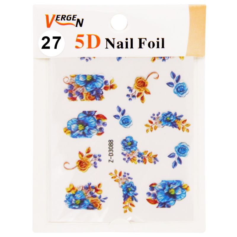 استیکر طراحی ناخن ورژن مدل GS125 27