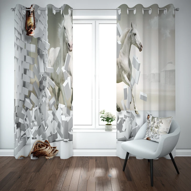 پرده مدل b2579 سایز 140×280 سانتی متر