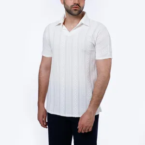 پولوشرت آستین کوتاه مردانه رخت پارسی مدل S-02