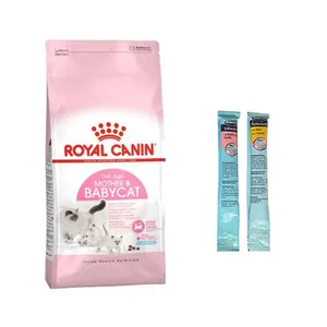 غذا خشک گربه رویال کنین مدل Mother And Babycat وزن 4 کیلوگرم به همراه بستنی