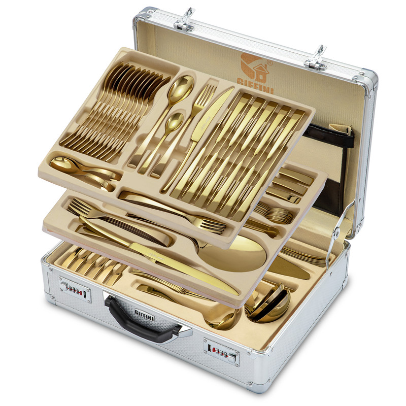 سرویس قاشق و چنگال 141 پارچه جی فی نی مدل G141