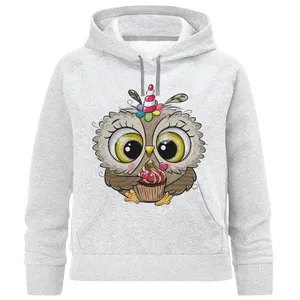 هودی دخترانه مدل جغد A182