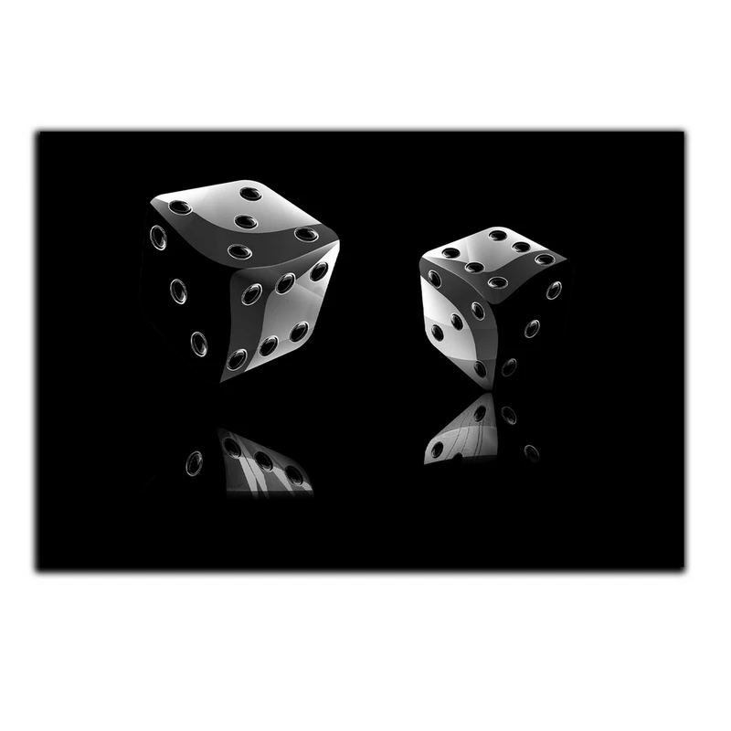 تابلو شاسی بکلیت طرح آیینه و تاس مدل SH-6866