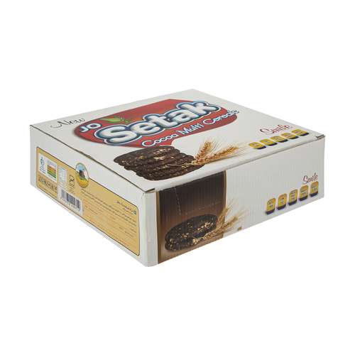 بیسکویت چند غله کاکائویی ستاک - 760 گرم