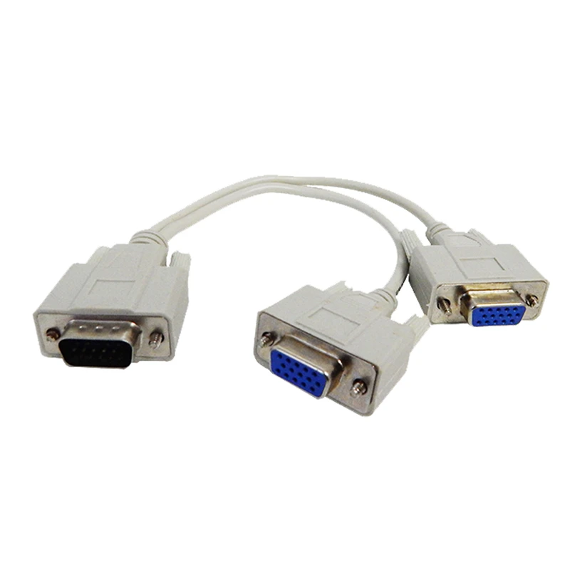 کابل تبدیل 1 به 2 VGA وی نت مدل V-CSVGA02 طول 0.2 متر