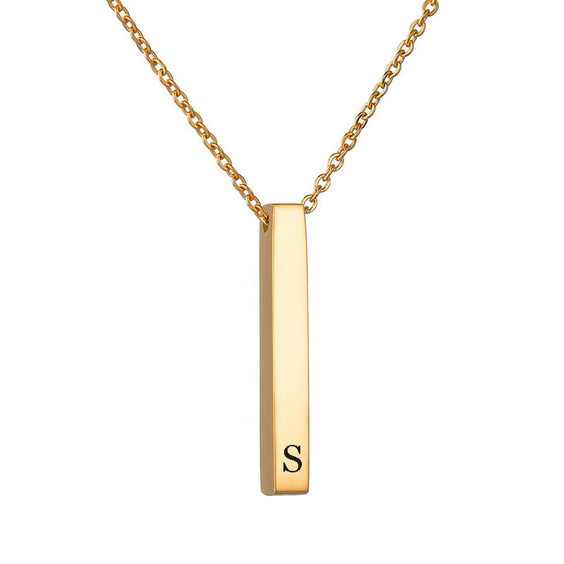 گردنبند مدل مکعب عشق طرح S گردنبند مدل مکعب عشق طرح S