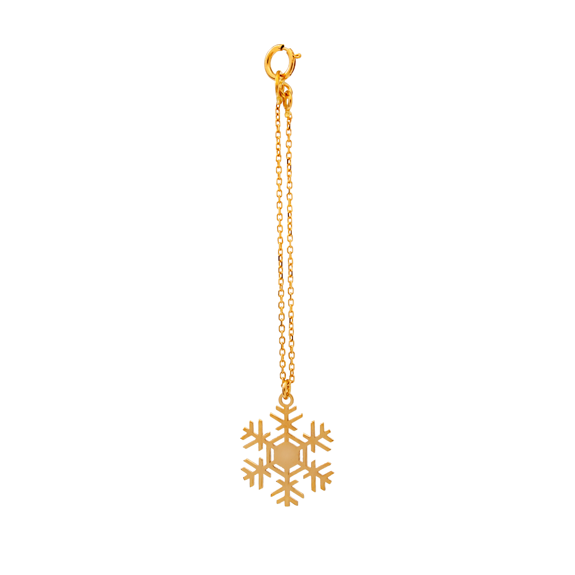 آویز ساعت طلا 18 عیار زنانه سهی مدل برف SW04