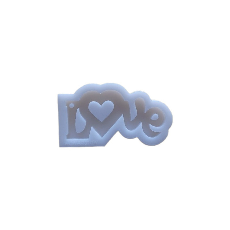 قالب رزین مدل جاکلیدی طرح LOVE کد 3 قالب رزین مدل جاکلیدی طرح LOVE کد 3