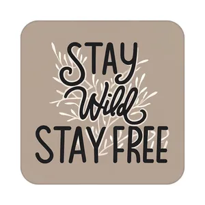 زیر لیوانی کاکتی طرح جملات انگیزشی و مثبت مدل mp25059