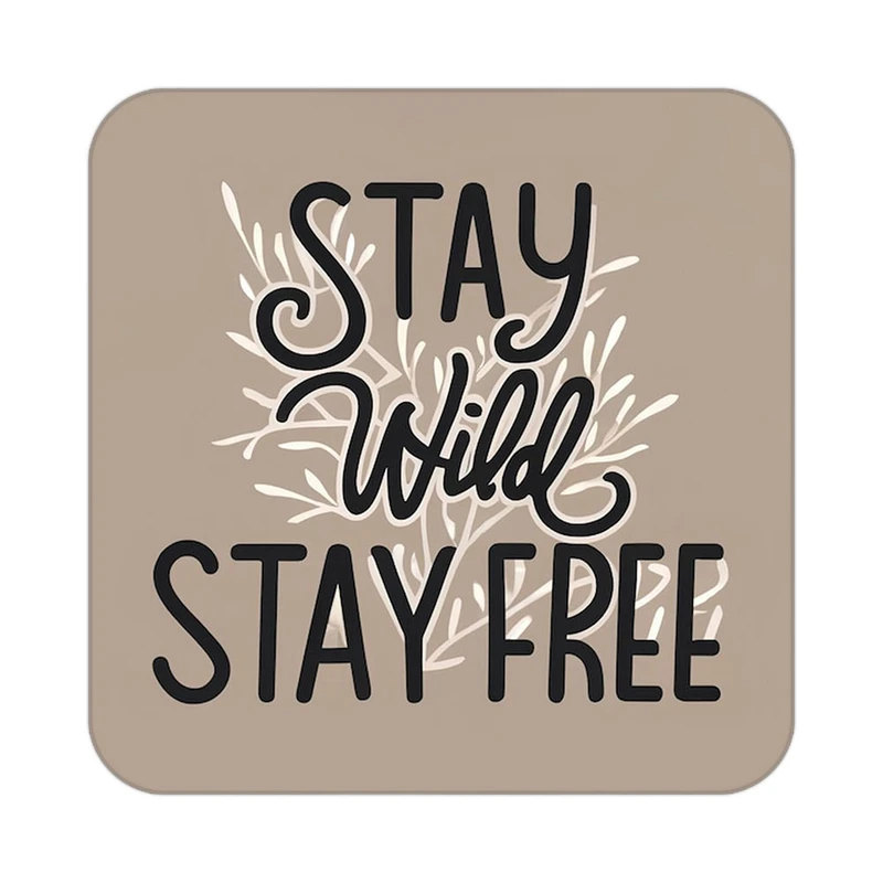 زیر لیوانی کاکتی طرح جملات انگیزشی و مثبت مدل mp25059