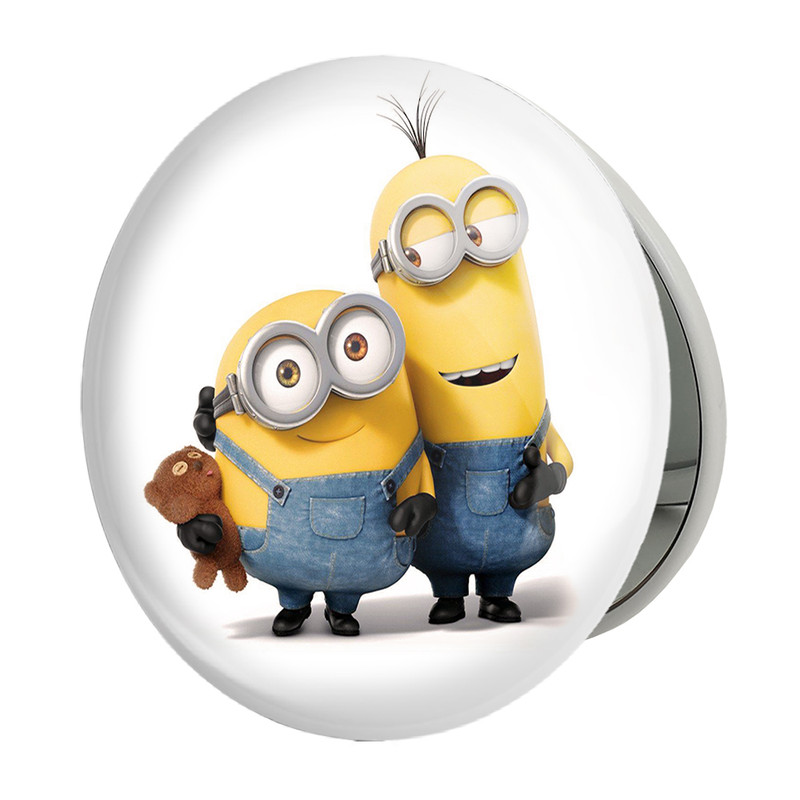 آینه جیبی خندالو طرح مینیون ها Minions مدل تاشو کد 13725 