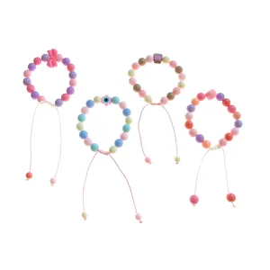 دستبند دخترانه لیمونار گالری مدل تاس و کافی و پاپیون مجموعه چهار عددی