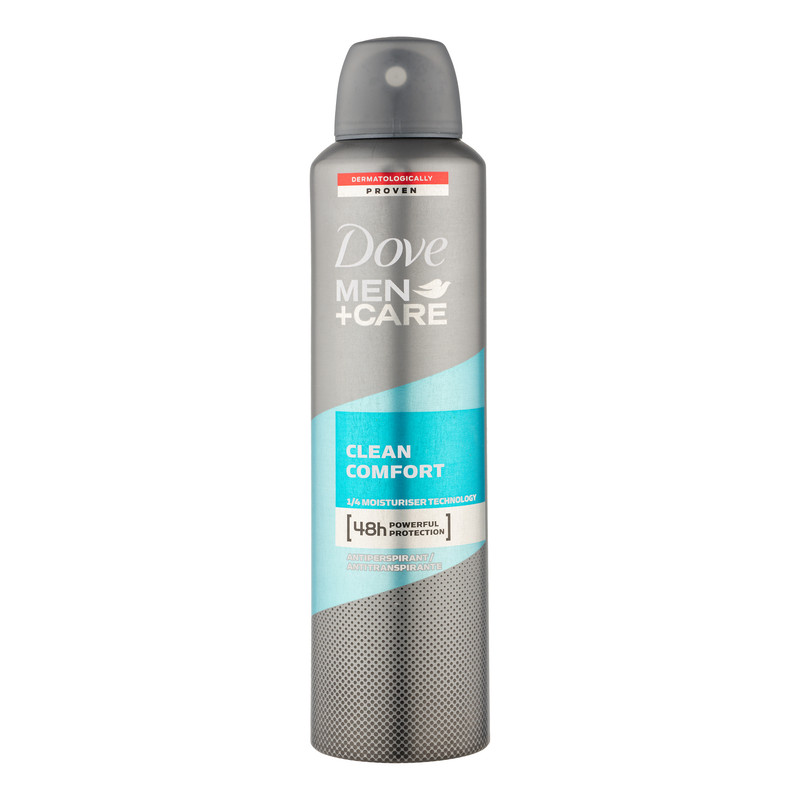 اسپری ضد تعریق مردانه داو مدل Clean comfort حجم 250 میلی لیتر  - ساخت انگلیس اورجینال