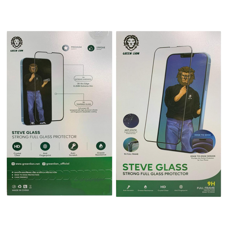 محافظ صفحه نمایش گرین لاین مدل Steve مناسب برای گوشی موبایل اپل iPhone 13 / 13 Pro