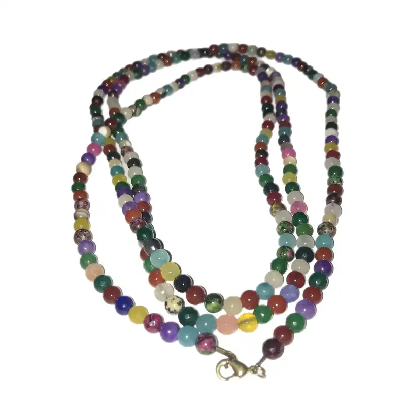 گردنبند مدل سنگ هفت چاکرا کد SN-347