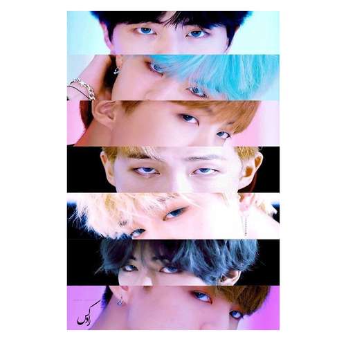 کارت پستال رادکس طرح بی تی اس مدل NE115