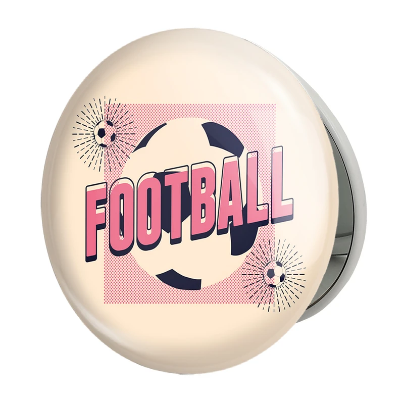 آینه جیبی خندالو طرح فوتبال Football مدل تاشو کد 25972 