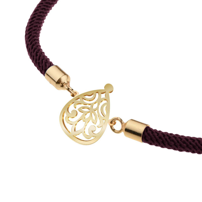 دستبند طلا 18 عیار زنانه مدوپد مدل اسلیمی کد D11-10673