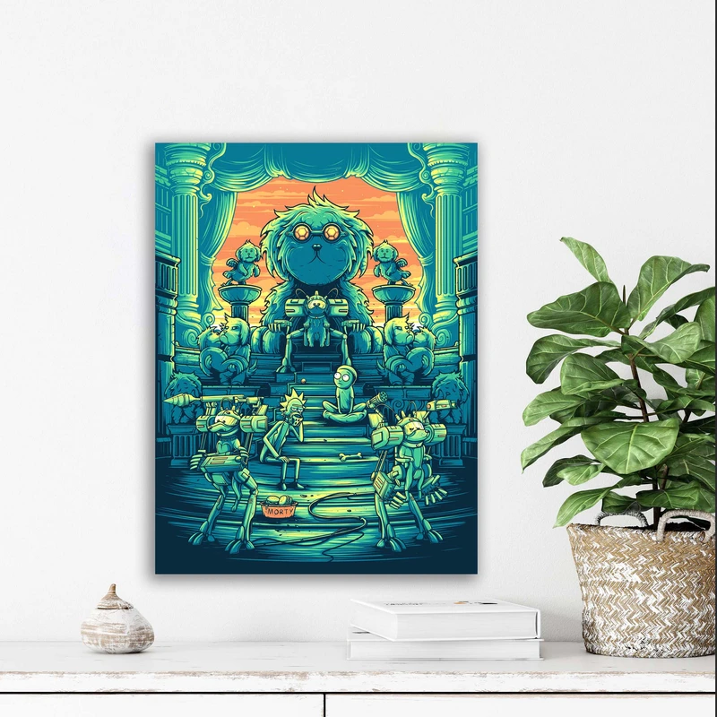 تابلو شاسی آتریسا مدل ریک اند مورتی Rick and Morty