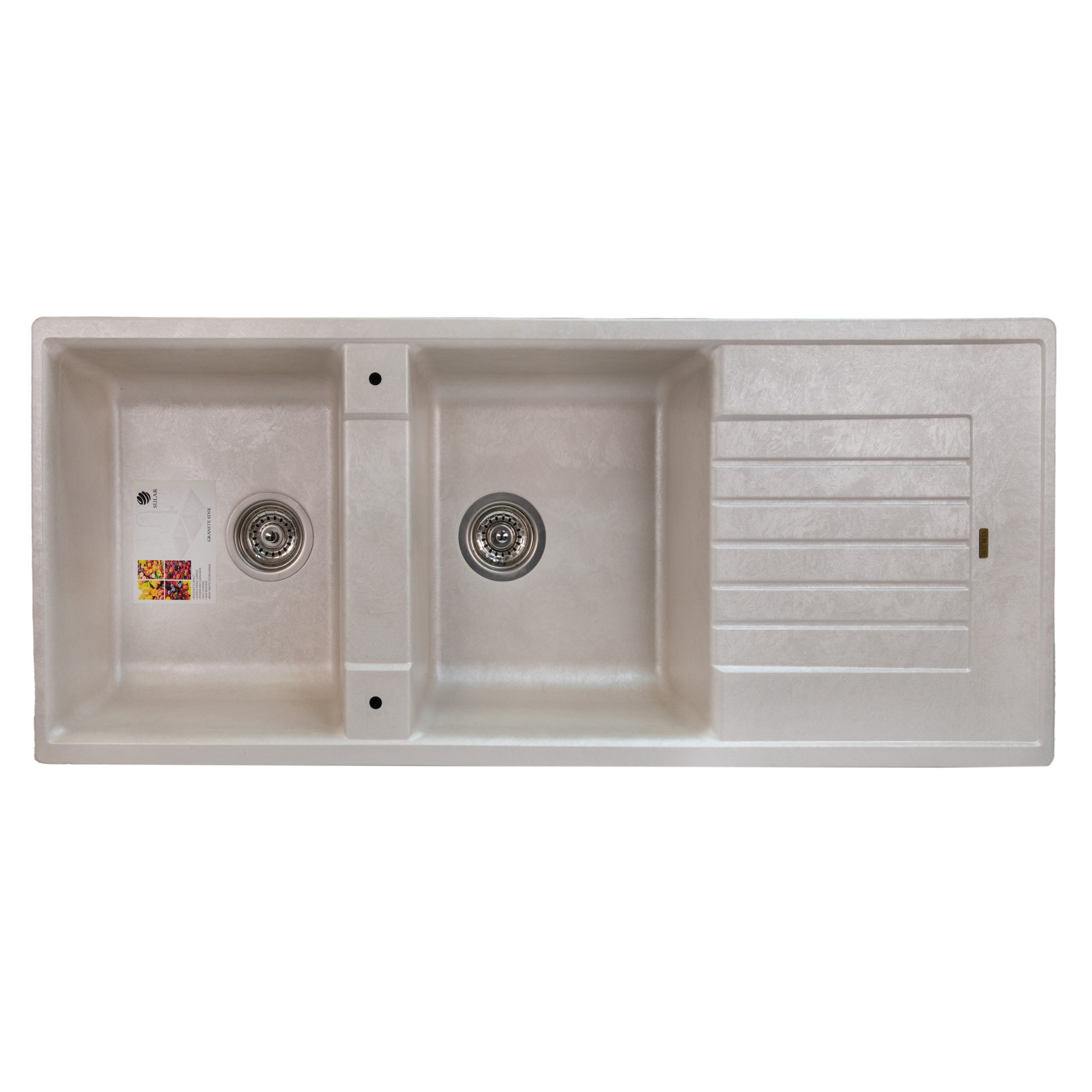 سینک ظرفشویی گرانیتی سولار مدل 80009 توکار