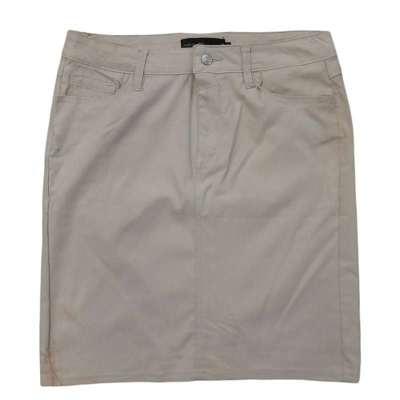 دامن زنانه مدل کتان کش کد 3912