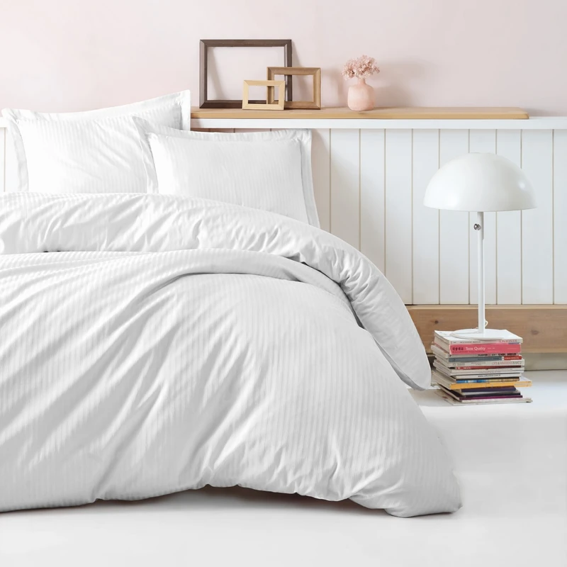 سرویس ملحفه کاتن باکس مدل Elegant دو نفره 4 تکه