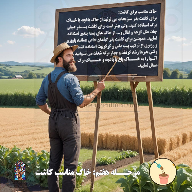 بذر خیار ترشی شمالی خاردار گلس گاردن مدل GL03