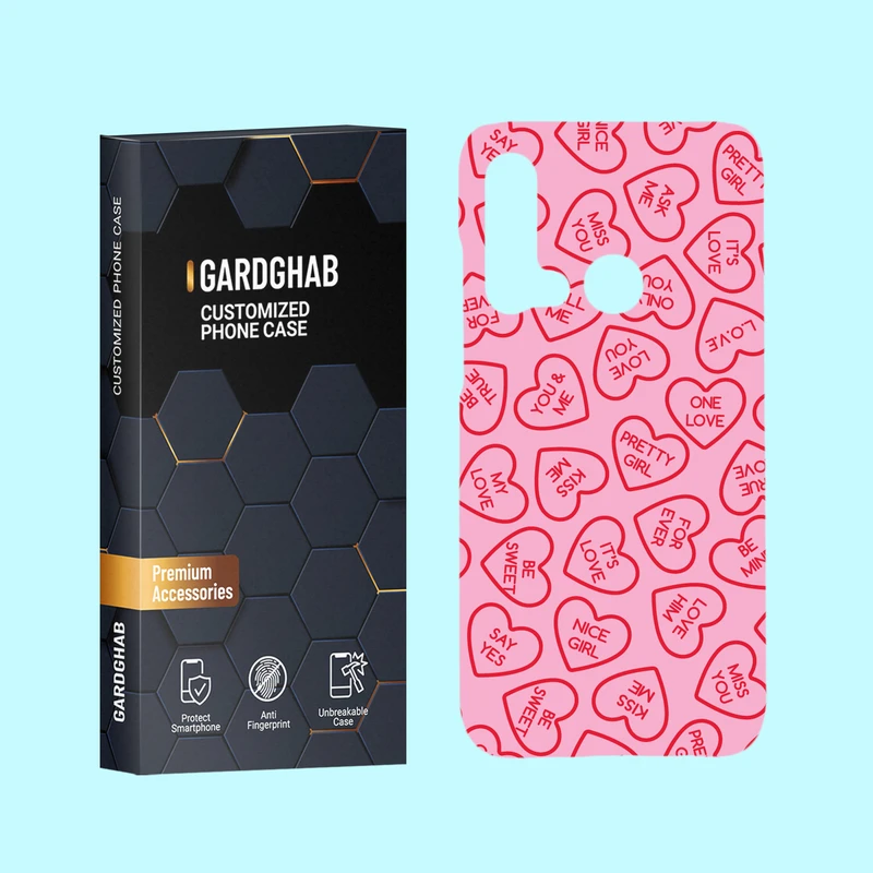 کاور گارد قاب علوی مدل عاشقانه مناسب برای گوشی موبایل هوآوی Nova 5i