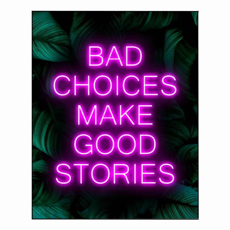 پوستر مدل انتخاب‌های بد داستان‌های خوبی ایجاد می‌کنند