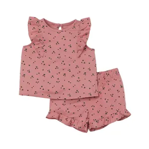 ست تاپ و شلوارک دخترانه اچ اند ام کد 3669